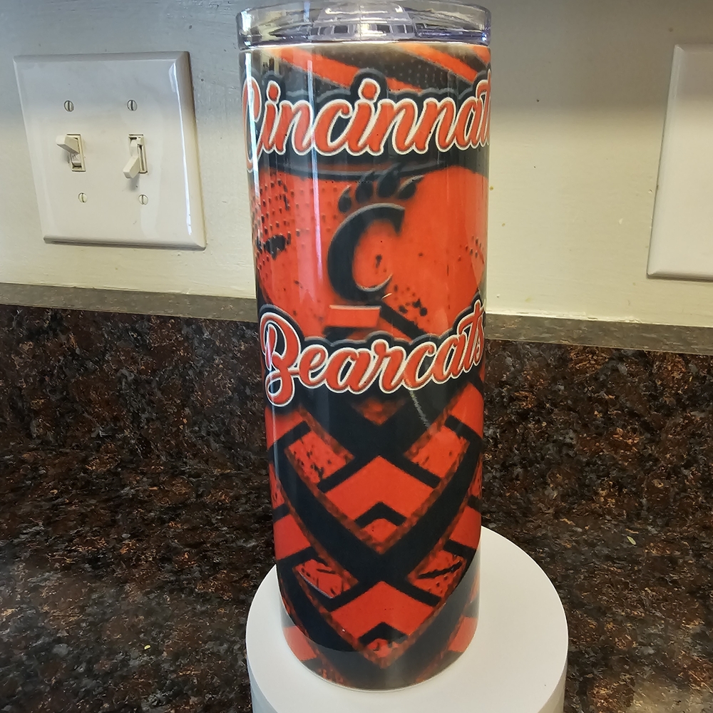 NEW! Cincinnati Bearcats Tumbler